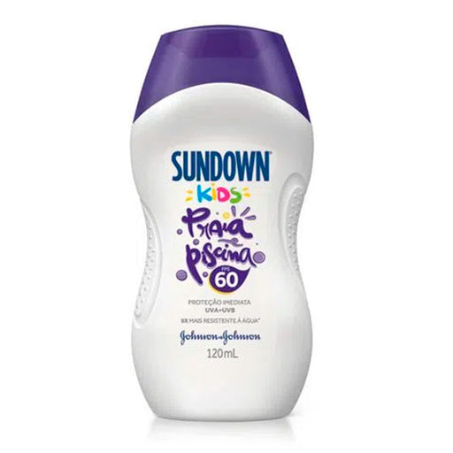 Tubo de protector solar Sundown Kids FPS 60, 120ml.